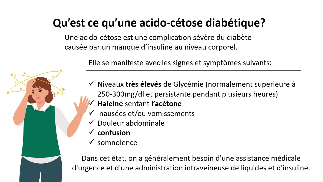 Acidocétose diabétique infographie